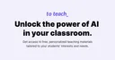 To Teach AI